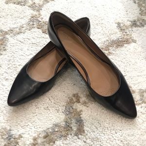 Clarks Black Flats